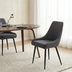 Eddy Dining Chairs – Set of 4 | Dark Grey