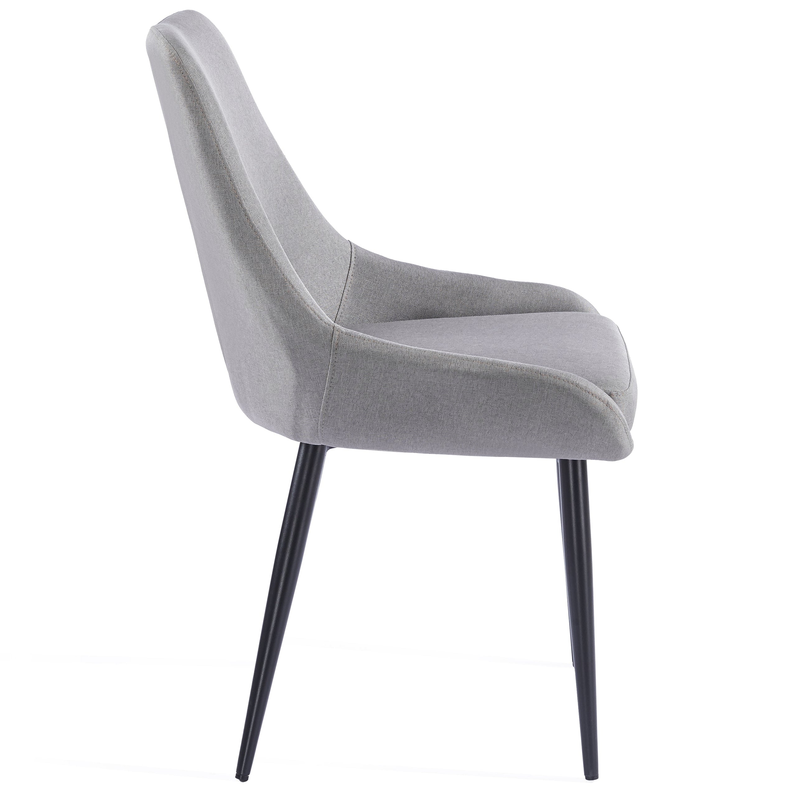 Eddy Dining Chairs – Set of 2 | Light Grey