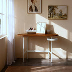 Flow  Dressing Table – Side Shelf | Walnut