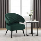 Gemma Accent Chair – Velvet | Dark Green