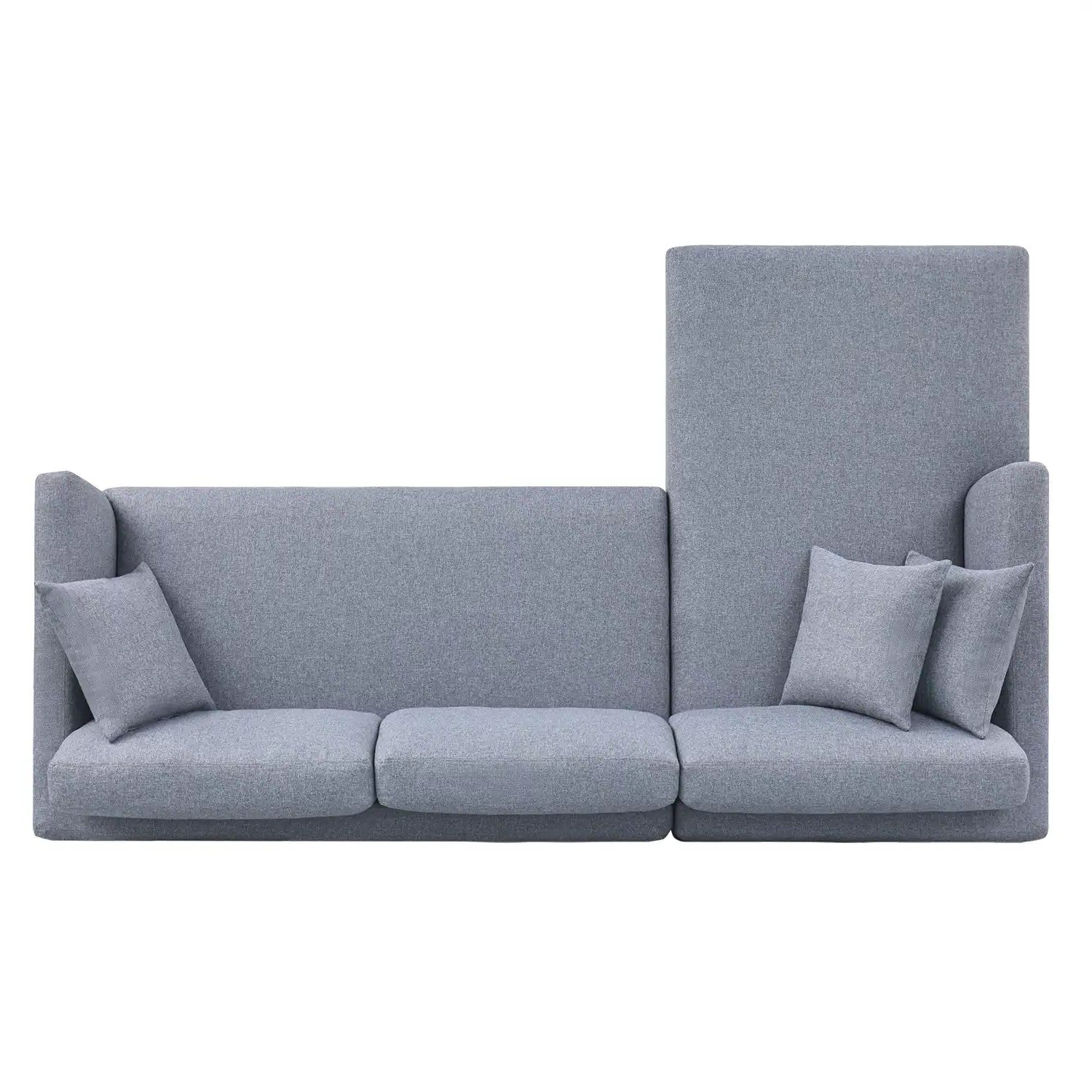 Barry Left Corner Sofa – 3 Seater | Dark Grey