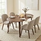 Birchstone Dining Table – Round Edge | Walnut