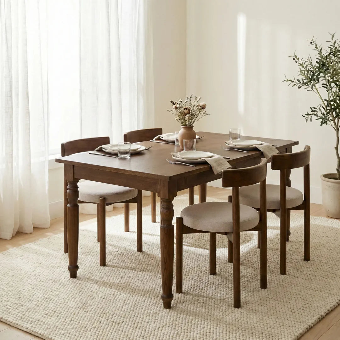Windsor Dining Table – Rectangle | Walnut