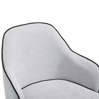 Karoll Accent Chair – Linen | Grey