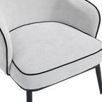 Karoll Accent Chair – Linen | Grey