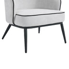 Karoll Accent Chair – Linen | Grey