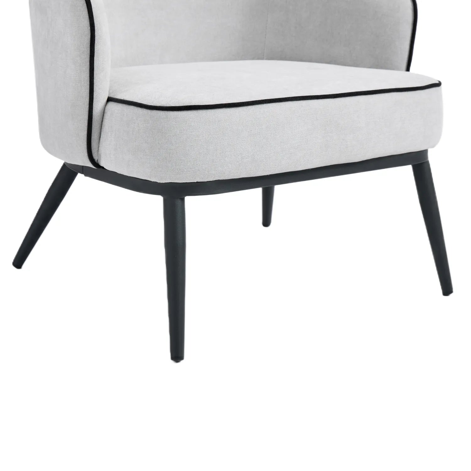 Karoll Accent Chair – Linen | Grey