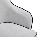 Karoll Accent Chair – Linen | Grey