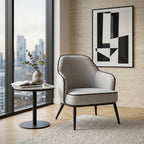 Karoll Accent Chair – Linen | Grey