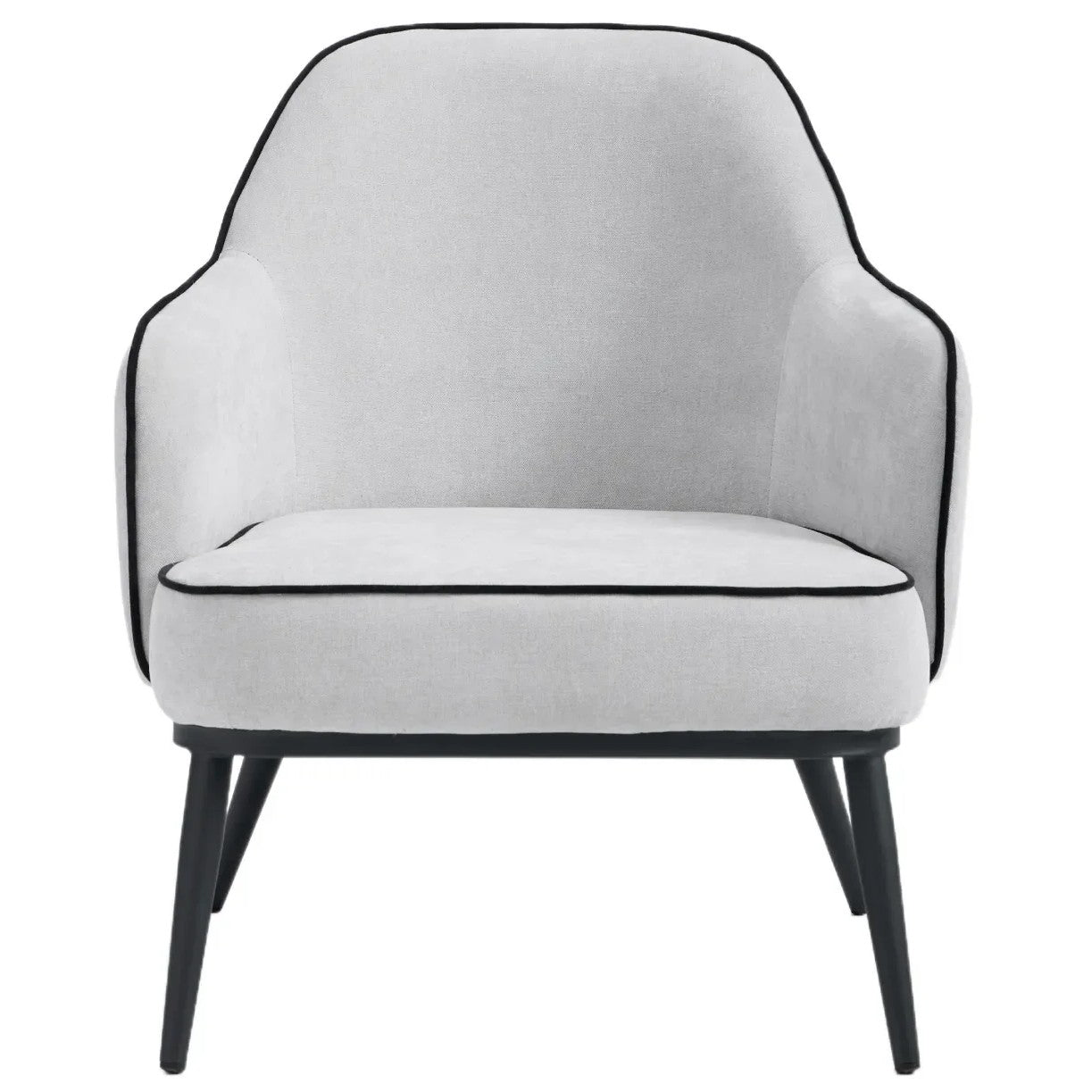 Karoll Accent Chair – Linen | Grey