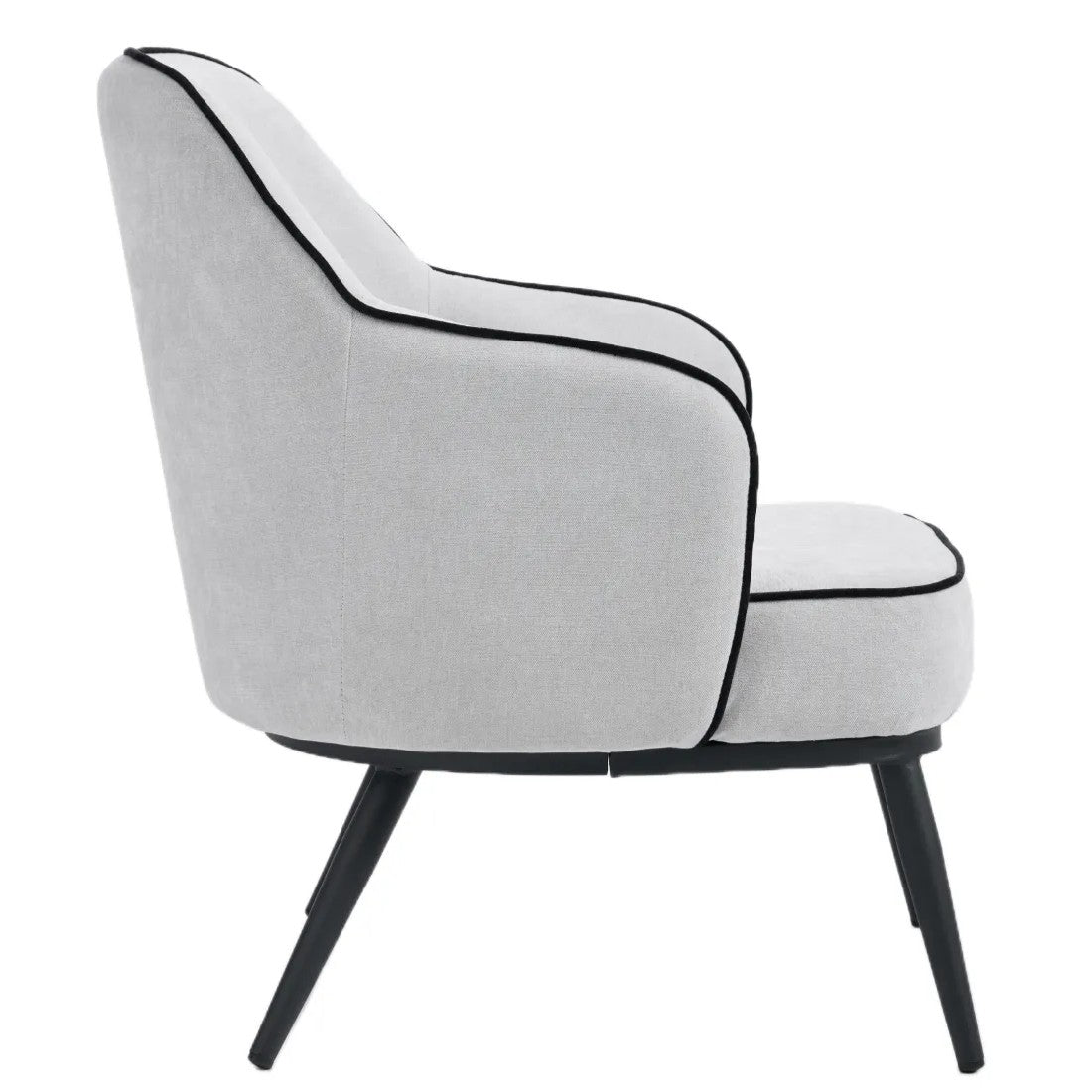 Karoll Accent Chair – Linen | Grey
