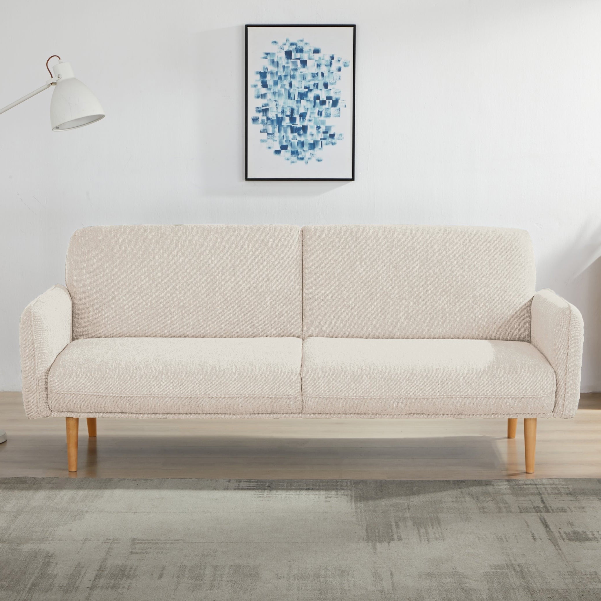 Resten Sofa Bed – 3 Seater | Cream