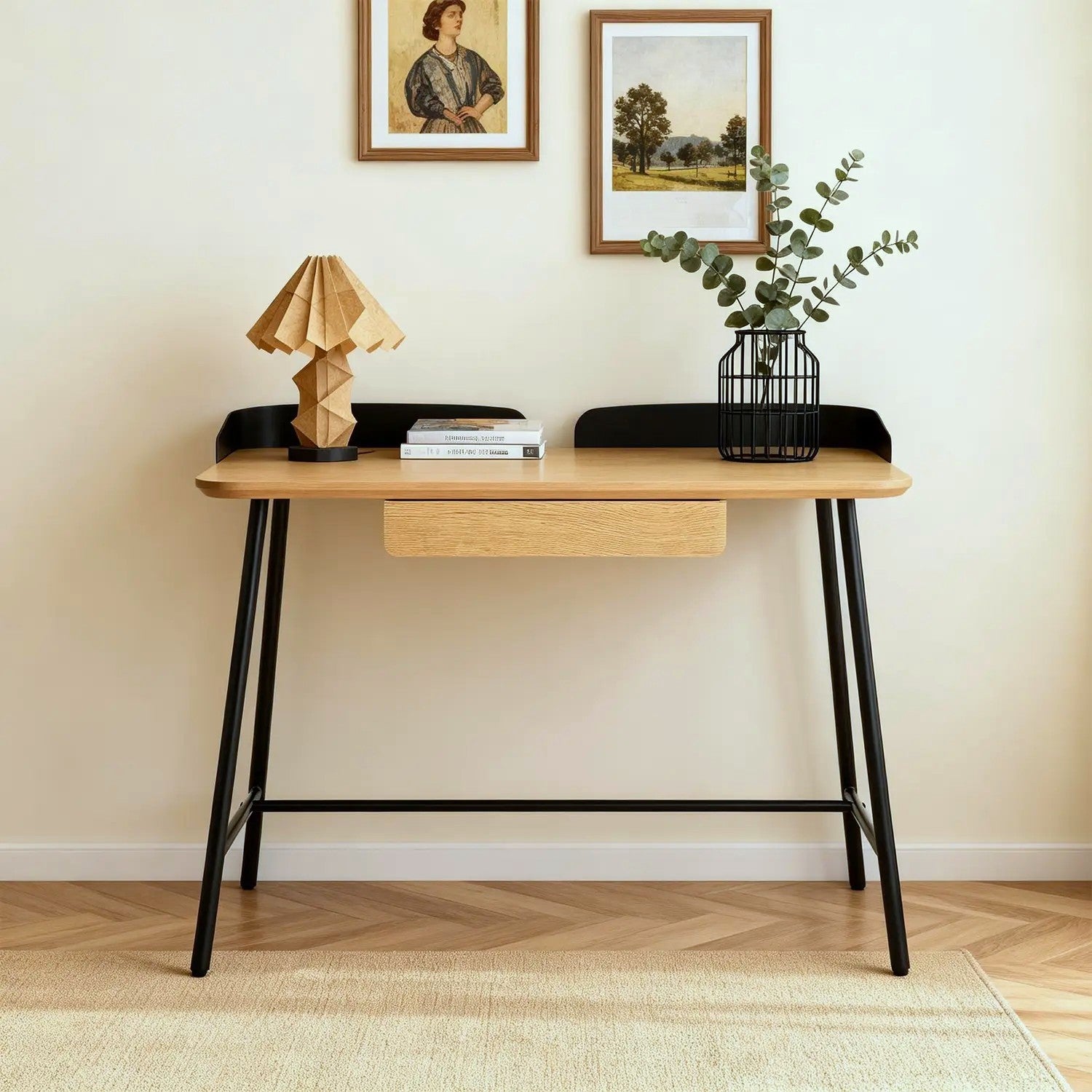 Maven Dressing Table – One Drawer | Natural Oak
