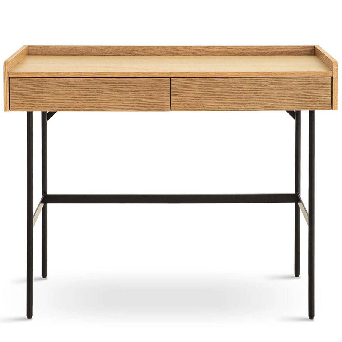 Meadow Dressing Table & Mirror – Two Drawer | Natural Oak