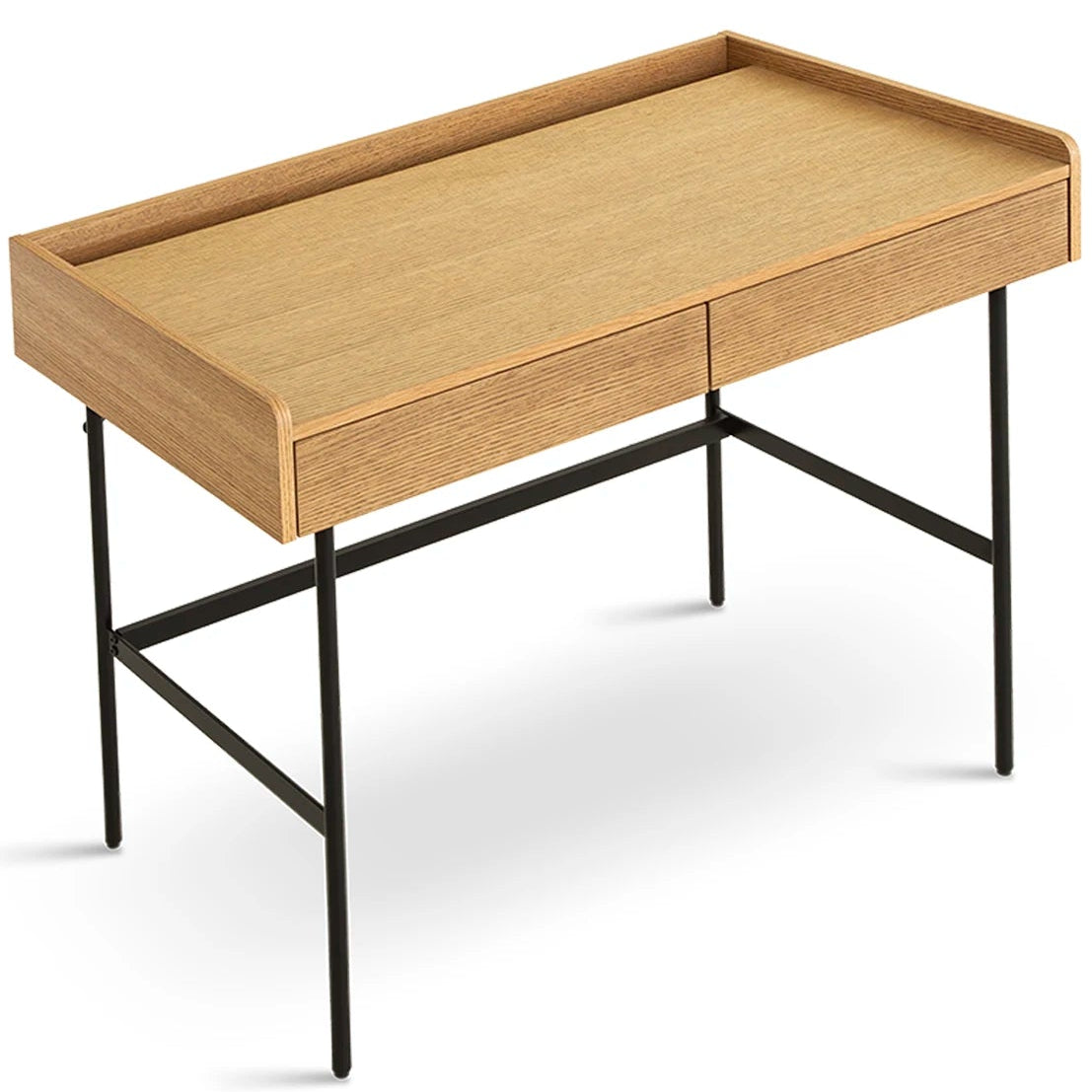 Meadow Dressing Table & Mirror – Two Drawer | Natural Oak
