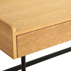 Meadow Dressing Table & Mirror – Two Drawer | Natural Oak