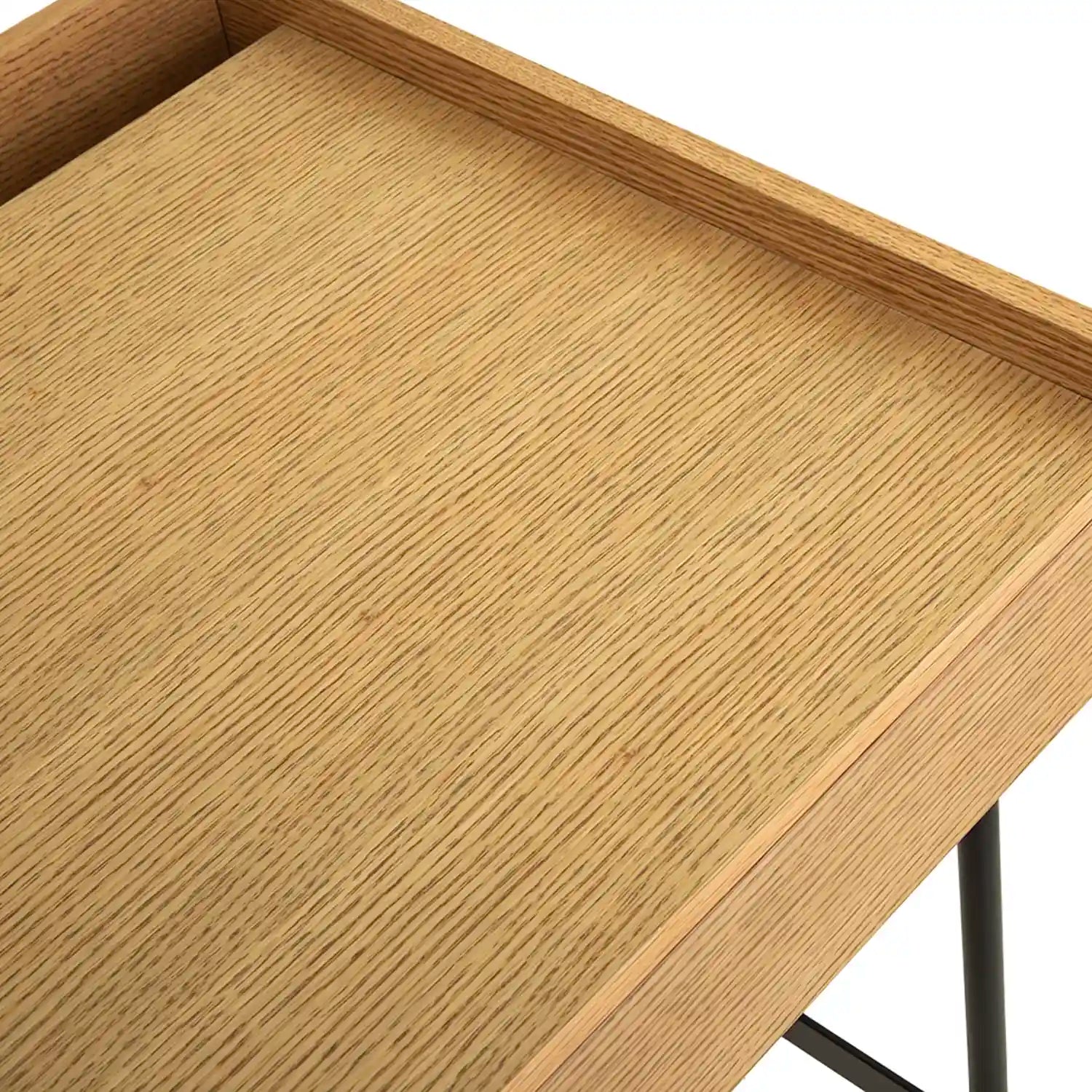 Meadow Dressing Table & Mirror – Two Drawer | Natural Oak