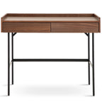Meadow Dressing Table & Mirror – Two Drawer | Walnut