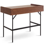 Meadow Dressing Table & Mirror – Two Drawer | Walnut