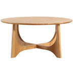 Lumi Coffee Table – Round | Natural Oak