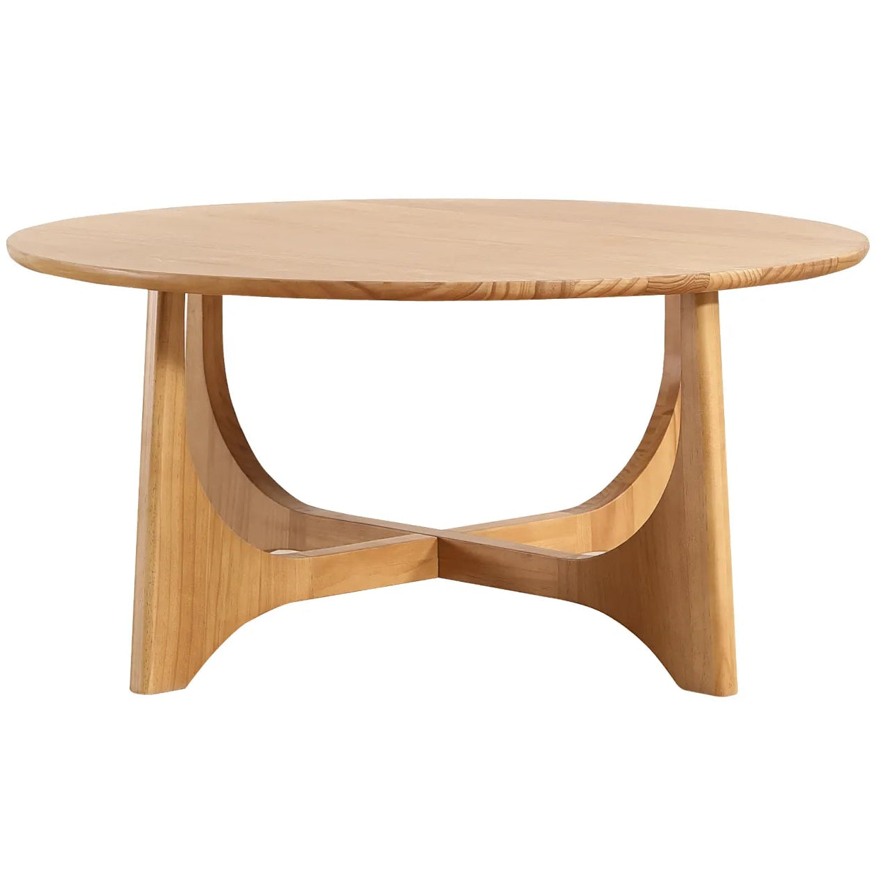 Lumi Coffee Table – Round | Natural Oak