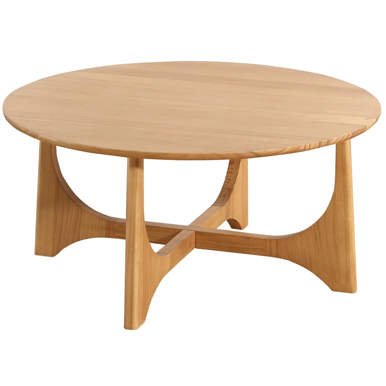 Lumi Coffee Table – Round | Natural Oak