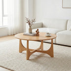 Lumi Coffee Table – Round | Natural Oak