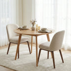 Sienna Dining Table – Round | Natural Oak