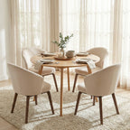 Sienna Dining Table – Round | Natural Oak