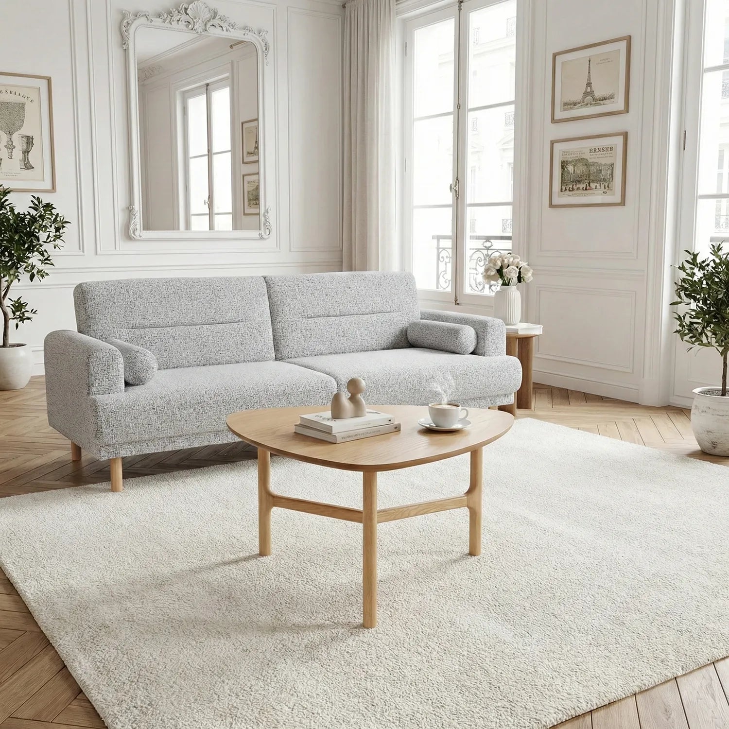 Dune Coffee Table – Triangle | Natural Oak