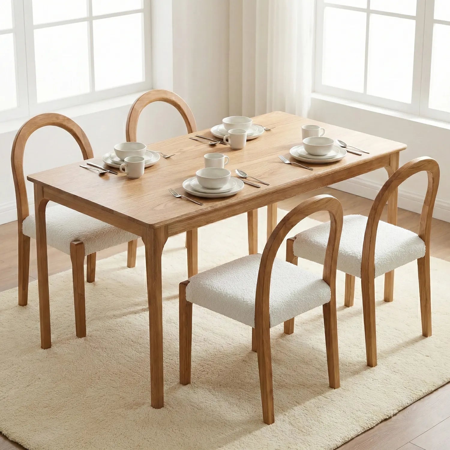 Aldridge Dining Table – Rectangle | Natural Oak