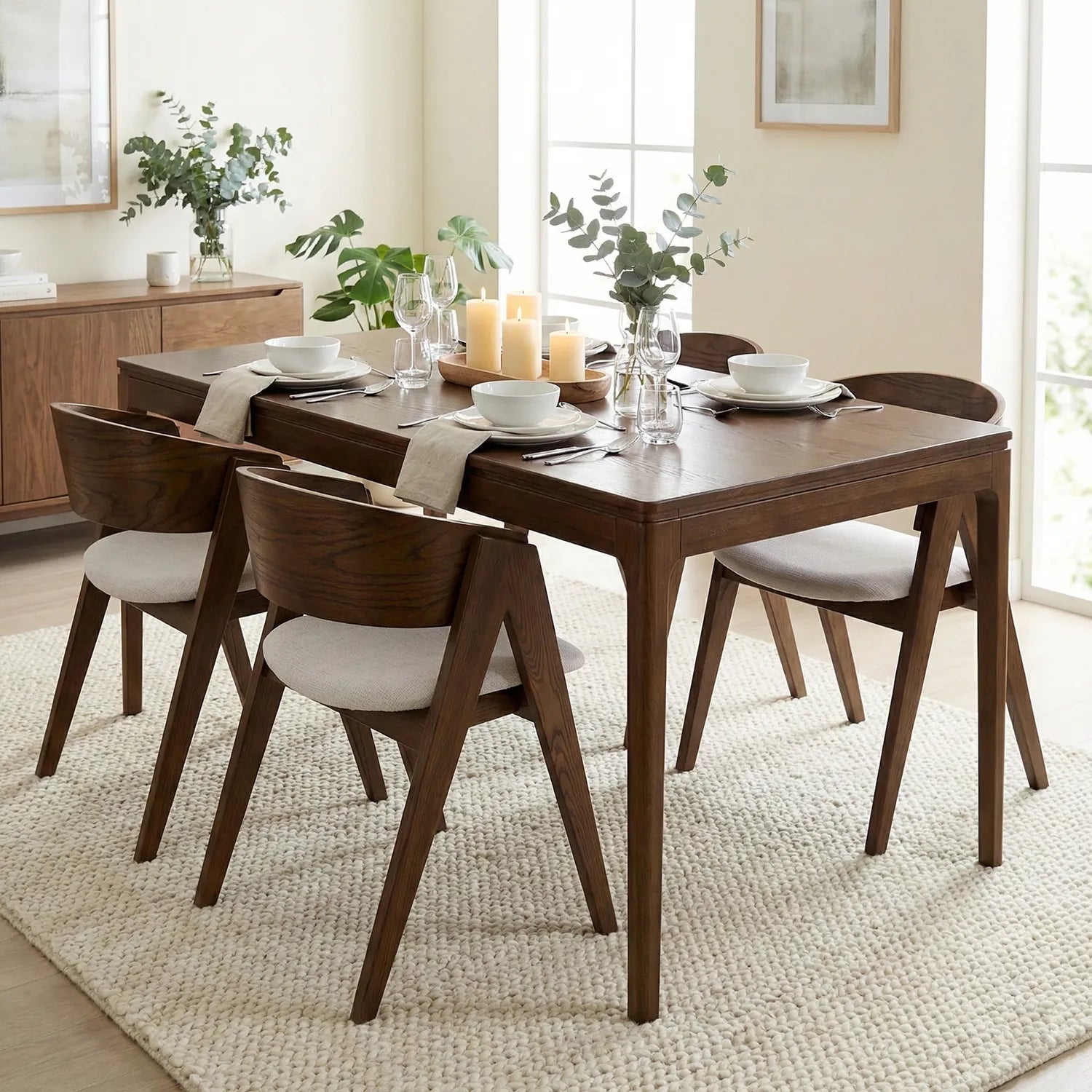 Kinfolk Dining Table – Rectangle | Walnut