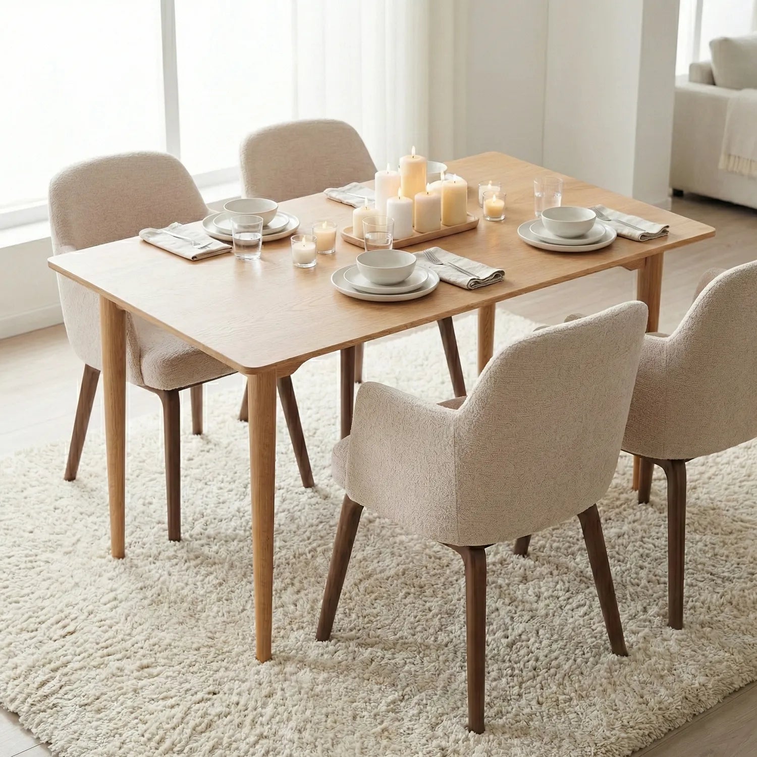 Ashford Dining Table – Rectangle | Natural Oak