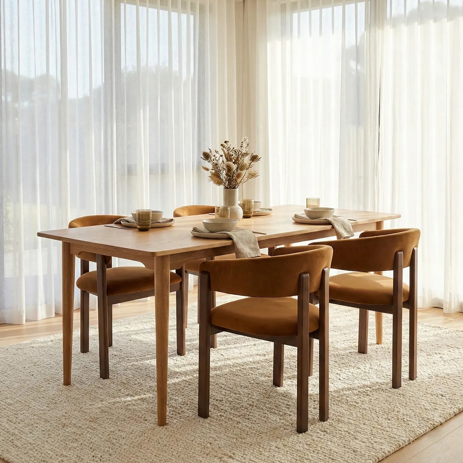 Ashford Dining Table – Rectangle | Natural Oak