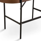 Mossley Dressing Table & Mirror – One Drawer | Walnut