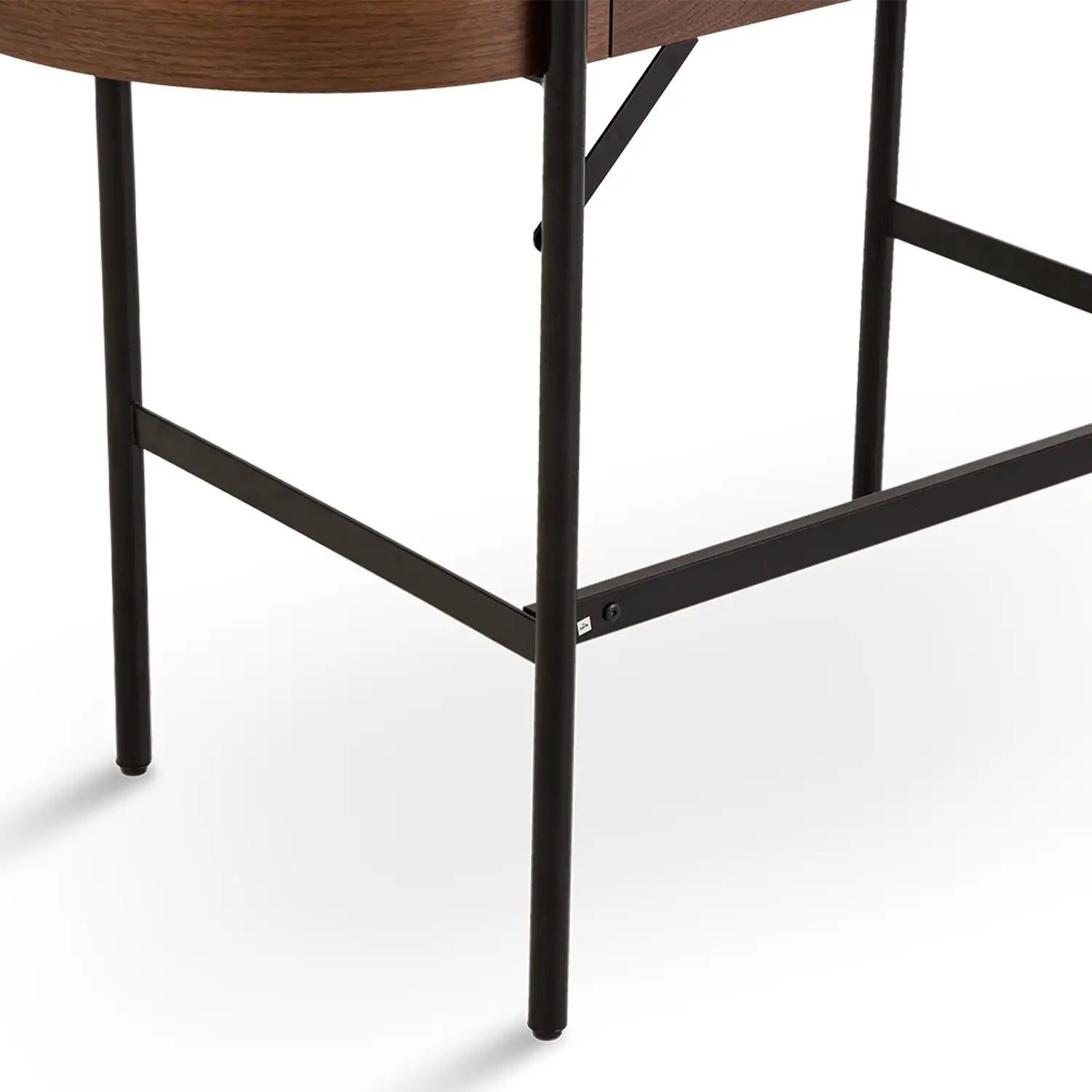Mossley Dressing Table & Mirror – One Drawer | Walnut