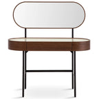 Mossley Dressing Table & Mirror – One Drawer | Walnut
