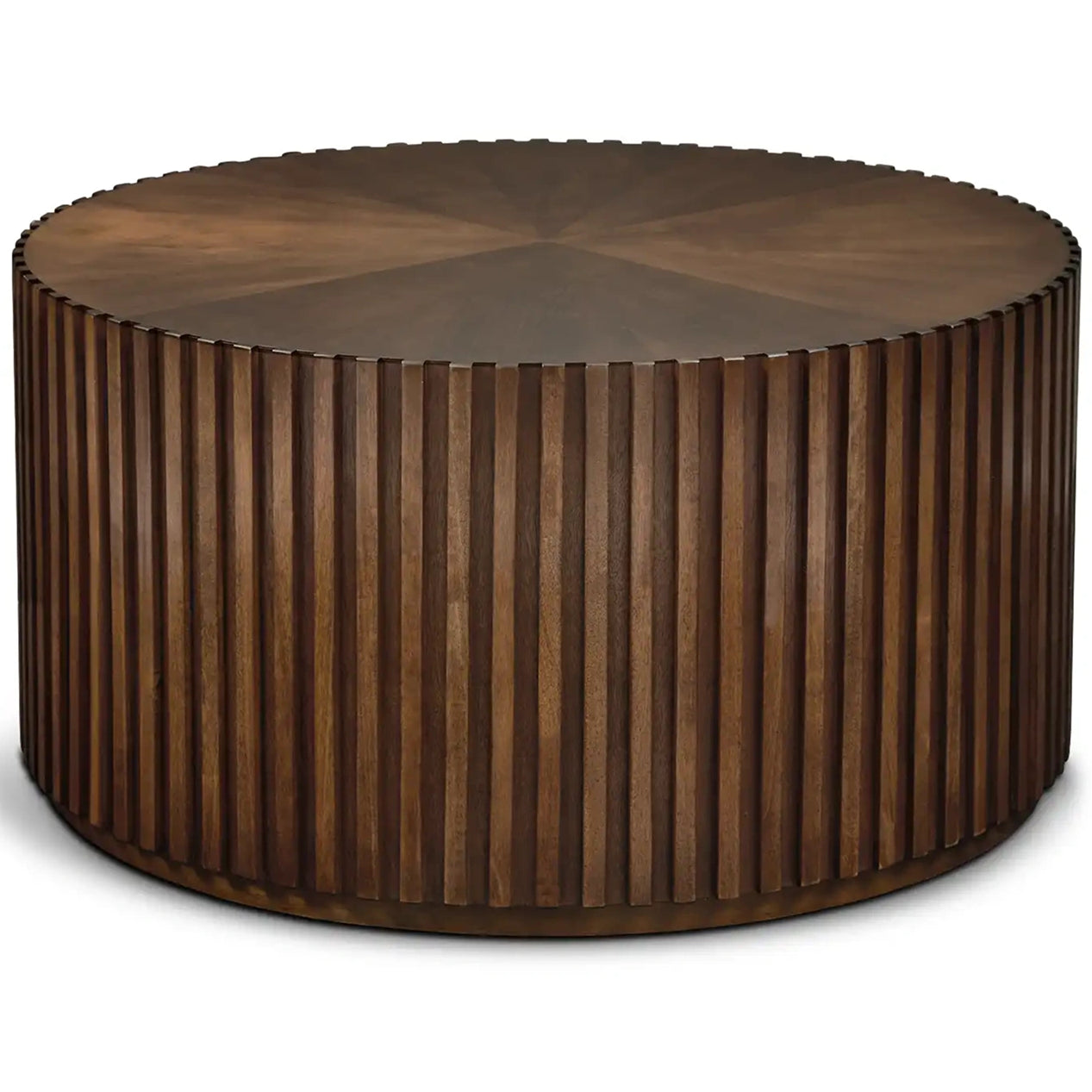 Madison Walnut Coffee Table – Round | Walnut