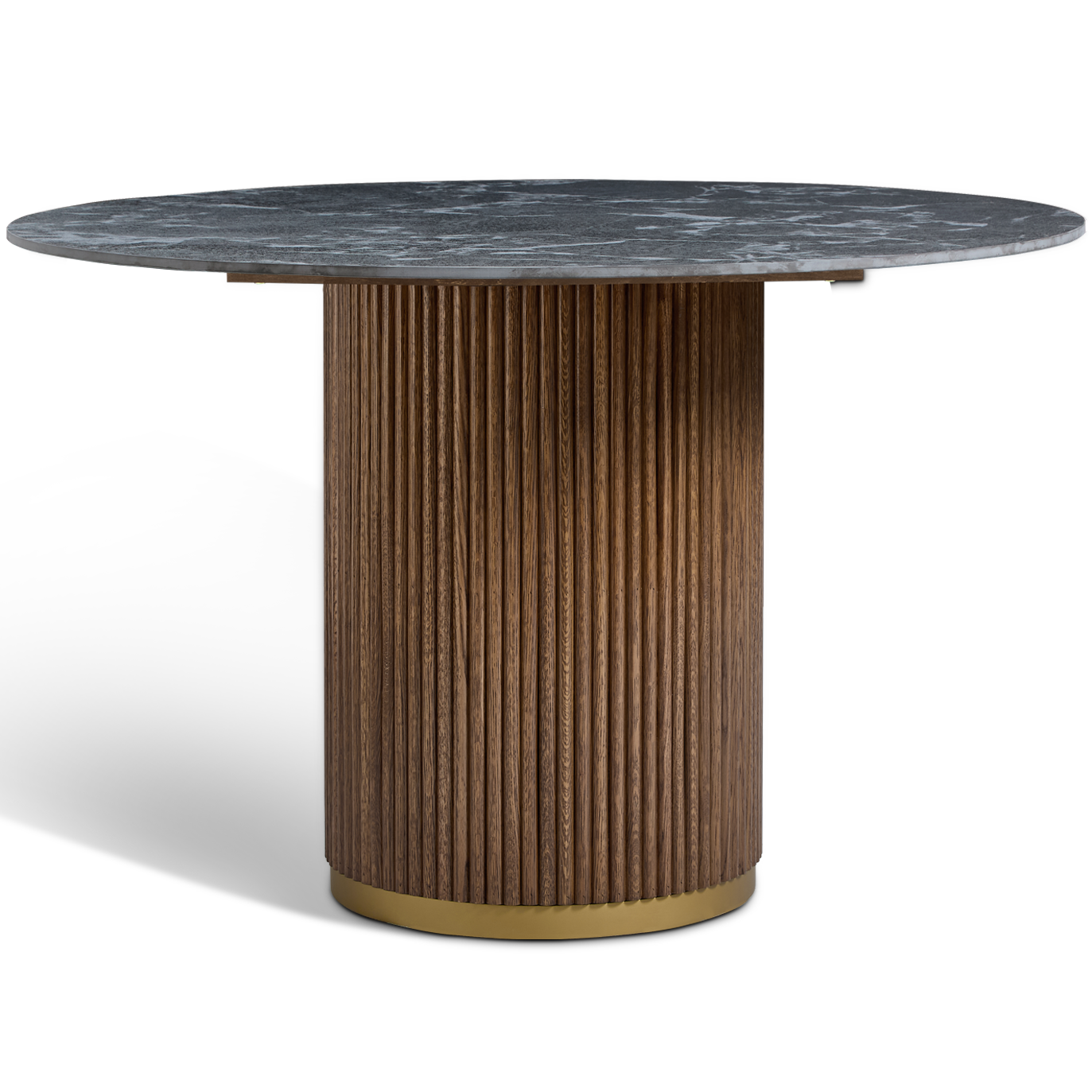 Marcio Dining Table – Round | Black Marble