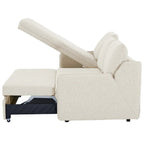 Movra Corner Sofa Bed (Storage) – 3 Seater | Cream