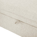 Movra Corner Sofa Bed (Storage) – 3 Seater | Cream