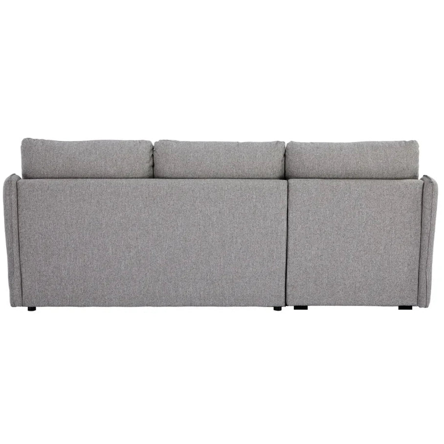Movra Corner Sofa Bed (Storage) – 3 Seater | Grey