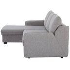 Movra Corner Sofa Bed (Storage) – 3 Seater | Grey