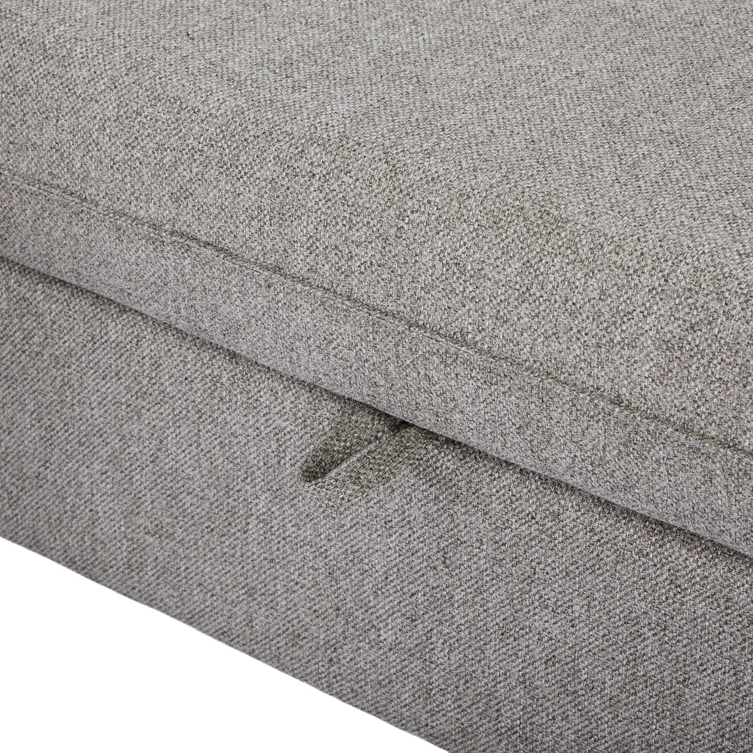 Movra Corner Sofa Bed (Storage) – 3 Seater | Grey
