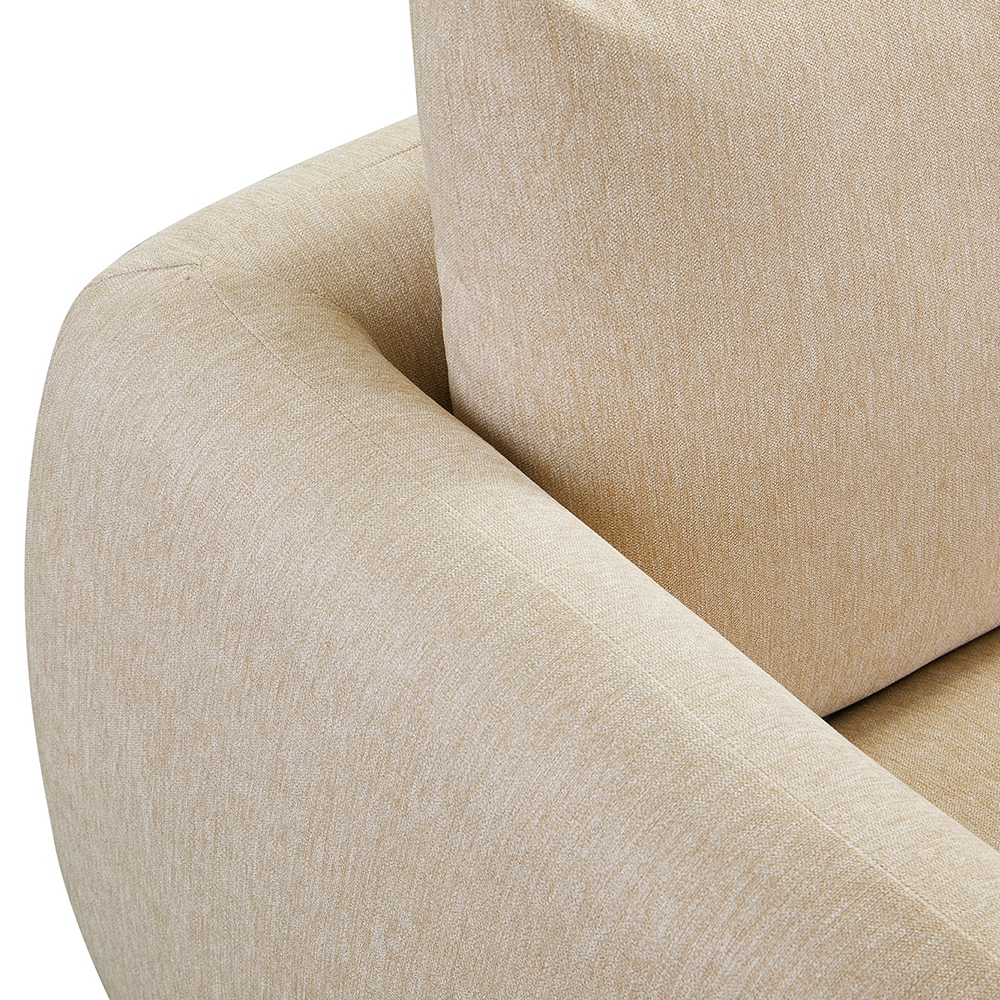 Nobie Sofa – 3 Seater | Light Cream
