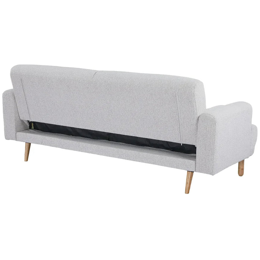Gray sofa bed on a white background