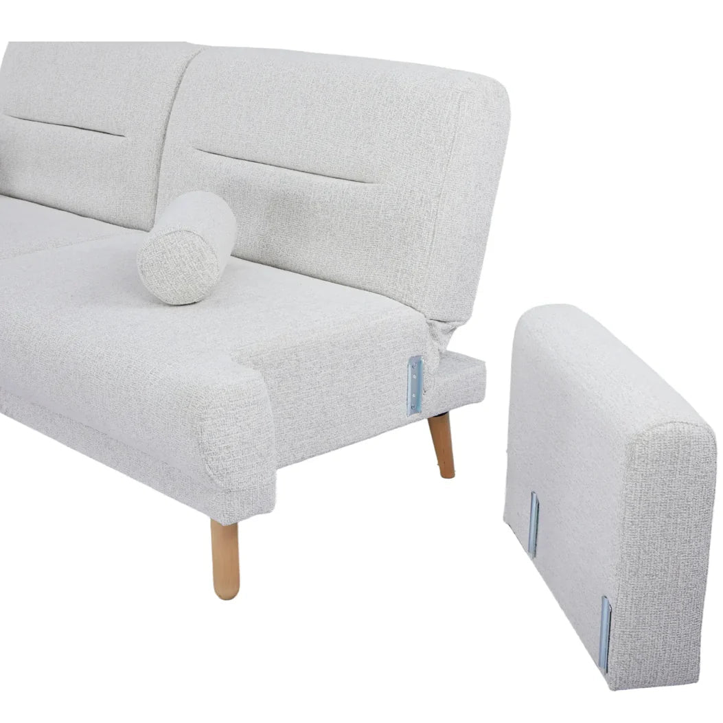 Nuvah Sofa Bed – 3 Seater | Off White