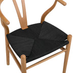 Osunba Dining Chairs – Set of 2 | Black & Natural Beech