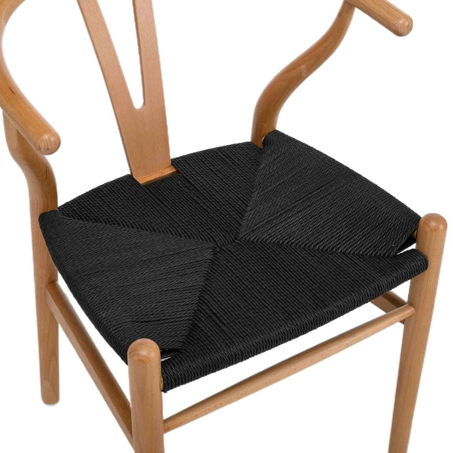 Osunba Dining Chairs – Set of 2 | Black & Natural Beech