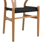 Osunba Dining Chairs – Set of 2 | Black & Natural Beech